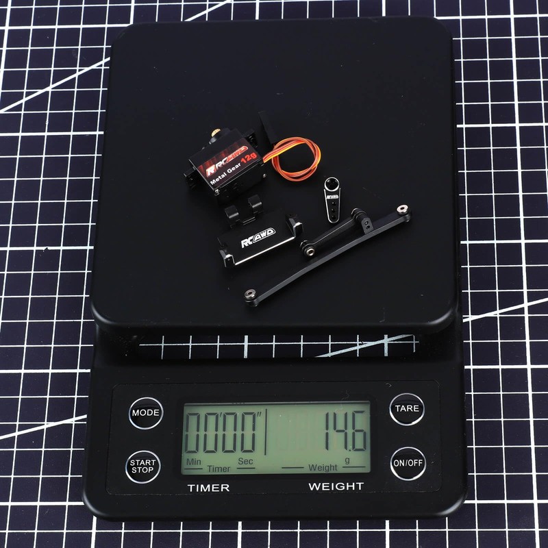 RCAWD SCX24 Steering Servo & SCX24 Servo Mount & SCX24