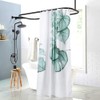 PrettyHome Shower Curtain Rod Hoop Square Shape Bathroom Heavy Duty
