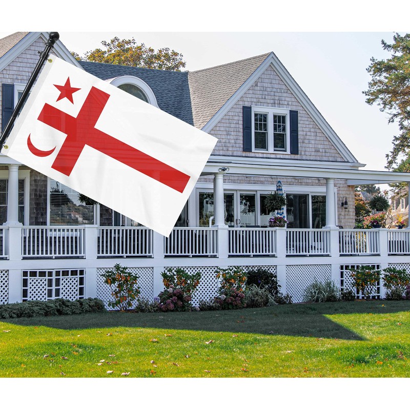3×5 FT Native Mi'Kmaq People Flag, Large 100D Outdoor Banner,Doube
