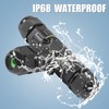 2PCS 2 Way Junction Box, T Shape Outdoor IP68 Waterproof