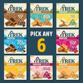 Trek Flapjack Selection Pick Any 6 or 12 Multipack from 7 Flavours (18 Bars)