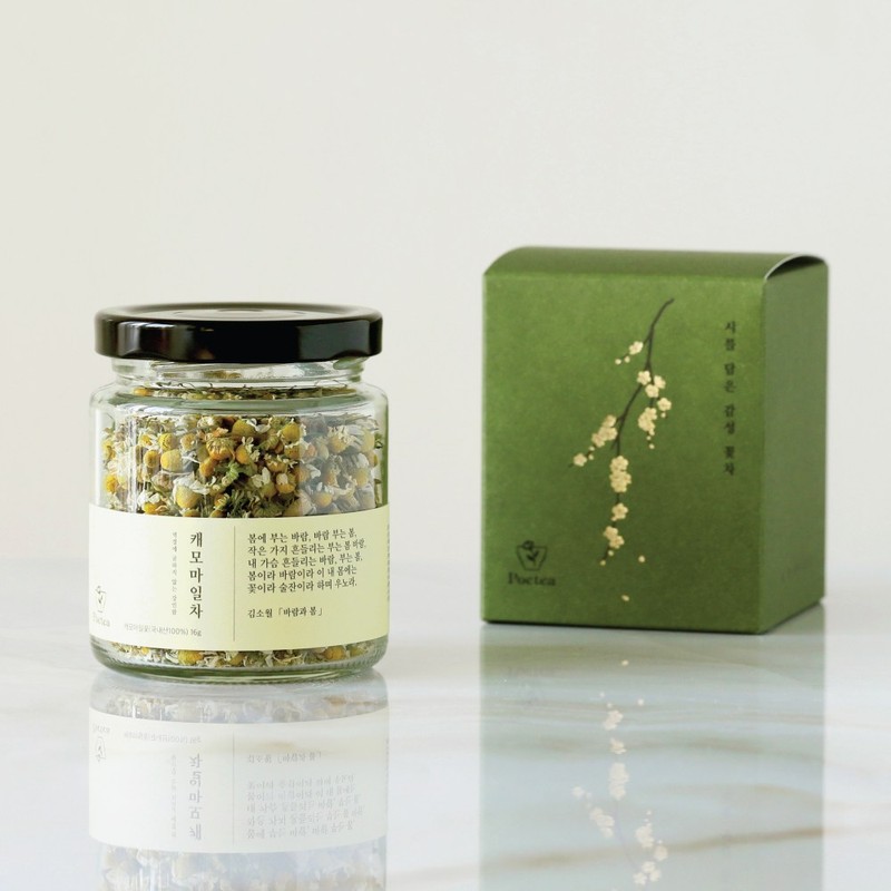 포이티 국산 캐모마일 꽃차 꽃송이 Poyti Domestic Chamomile Flower Tea