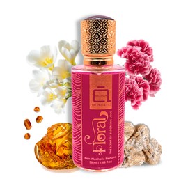 ARABIAN PERFUMES & OILS Floral Non-Alcoholic Perfumes for Women 1.69 Fl Oz. | Fresh Floral Light Fragrance | Long Lasting Travel Size Perfumes