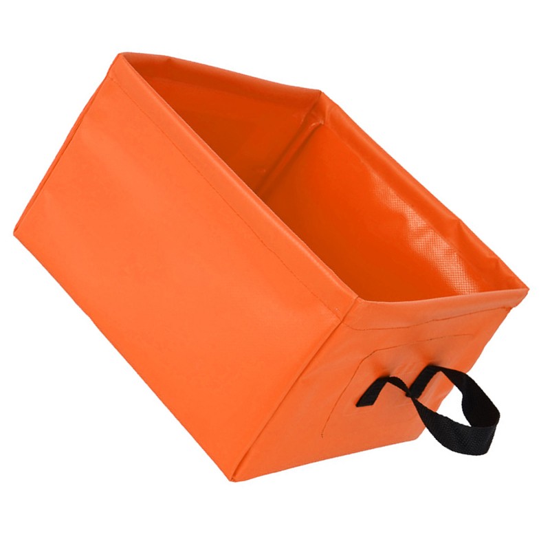 Collapsible Basin Leakage Proof Portable Folding Camping Bucket for Travel