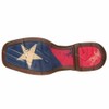 Durango Men's 11" Pull-On DB4446-M, Dark Brown/Texas Flag, 9 D