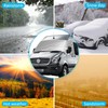 Silver RV Windshield Sun Shade Cover Compatible with Crafter 2019-2023