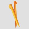 Vango 20cm Plastic Tent Pegs - 5 Pack, Orange, One