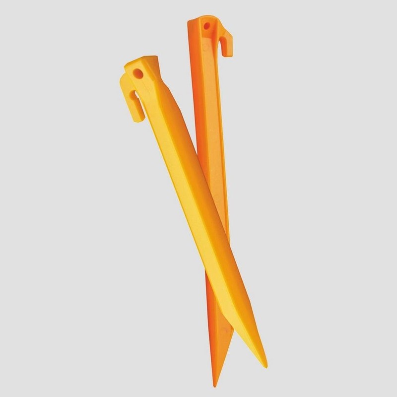 Vango 20cm Plastic Tent Pegs - 5 Pack, Orange, One