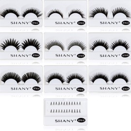 SHANY Eyelash extend - set of 10 assorted reusable eyelashes - Thick and Dramatic