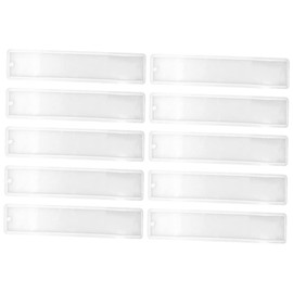 NUOBESTY 10pcs Bookmark Mold for Crafts Easy to Clean Creative Bookmark Maker for Unique Designs for Epoxy Projects