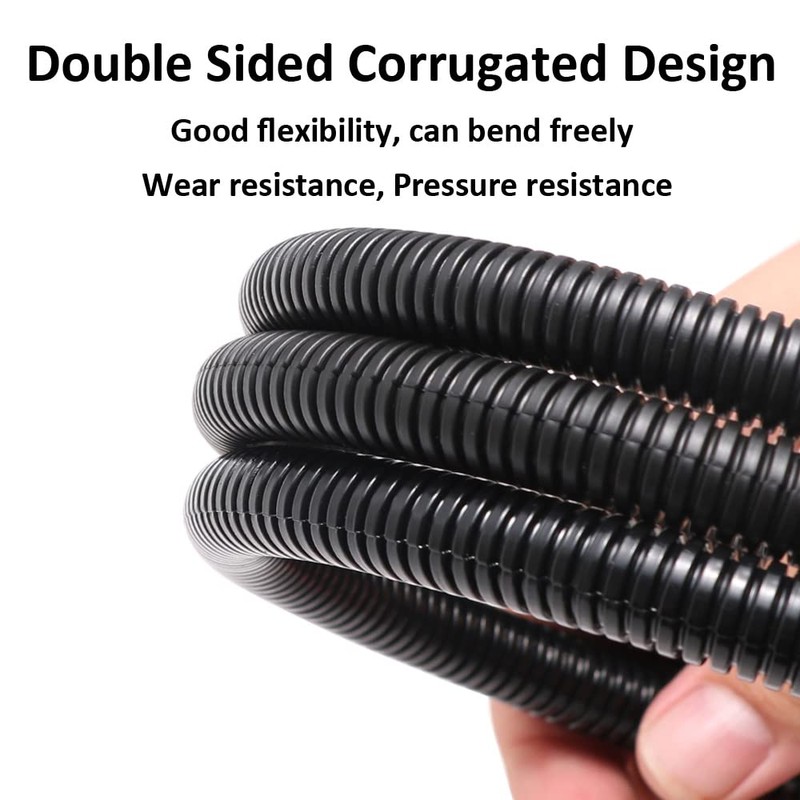 MOCNT Split Loom Wire Auto Split Loom Tubing Wire Conduit