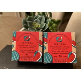 Sephora 2 Sephora All Over Solid Body & Face Cleanser watermelon Soap 75 g New in Box