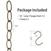 36 inches Long 11 Gauge Steel Chain Extension for Hanging