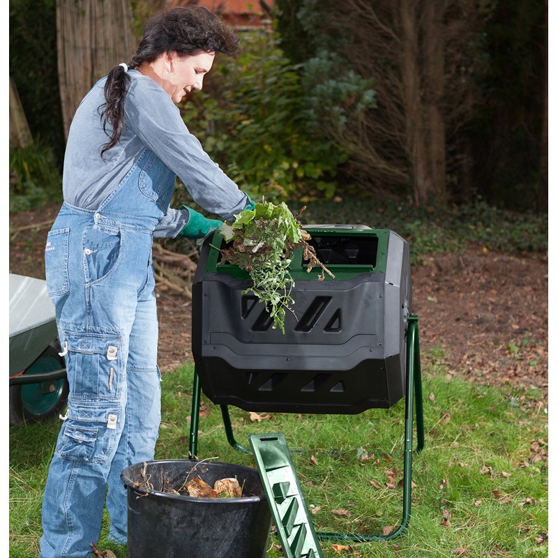 Exaco Trading Company Exaco Mr.Spin Compost Tumbler - 160 Liters