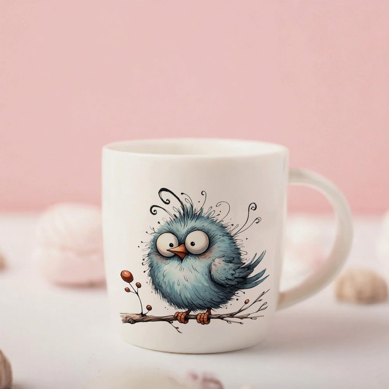 UV DTF Cup Wrap - 12 Sheets Funny Birds on