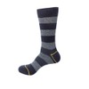 HHX YONLEE Gift Boxed Men's Dress Socks Blue Striped Design