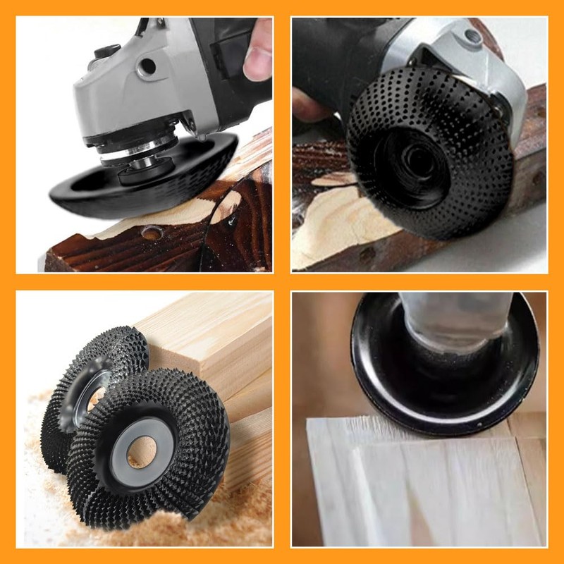 3-Pack Wood Carving Disc 4.5 Inch Wood Shaping Wheel Titanium