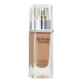 Estée Lauder Re-Nutriv Ultra Radiance Liquid Foundation SPF 20 | Luxurious, Hydrating, Long-Wearing, 1 Fl Oz, 4N1 Shell Beige