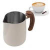 Milk Frothing Pitcher, Stainless Steel Milk Frother Cup Espresso Steaming