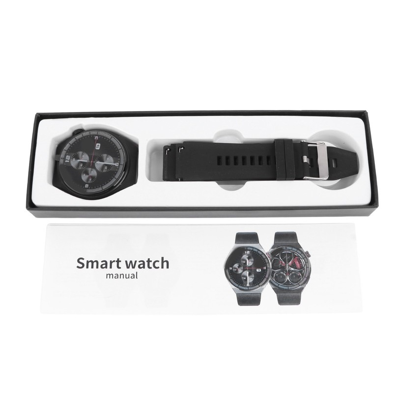 Smart Watch 1.28in Screen Voice Call Round Dial Rotatable Crown