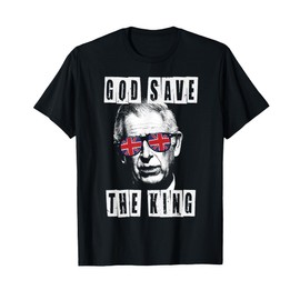 God Save The King. King's Coronation. Union Jack Charles T-Shirt
