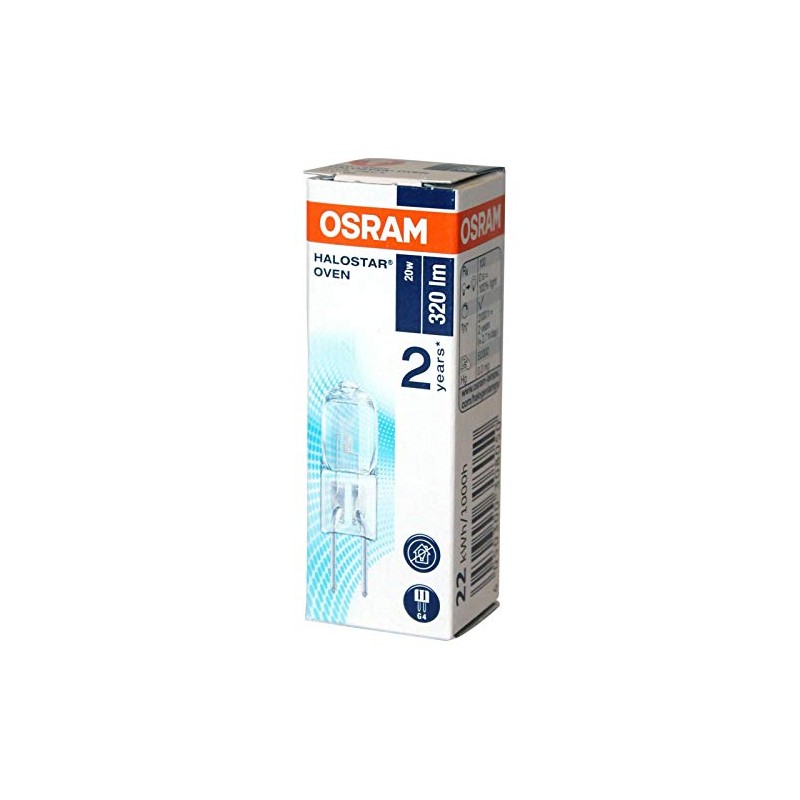 Osram Halogen Pin Base Lamp G4 12 V 20 Watt