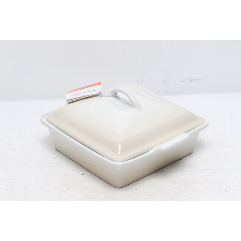 Le Creuset Heritage Stoneware Shallow Square Covered Baking Dish 1.6L
