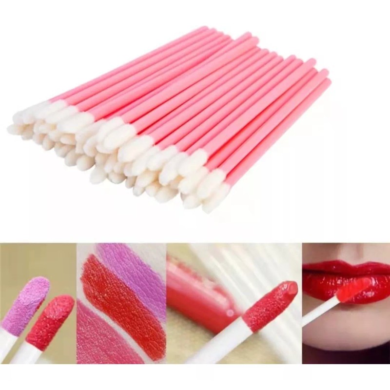 noved 300pzs Lip Brush Desechable Para Pestañas Microblading Labio