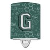 Caroline's Treasures CJ2010-GCNL Letter G Back to School Initial Ceramic