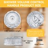 Dreyoo Compatible with MXT11 Temperature and Volume Handles Compatible with