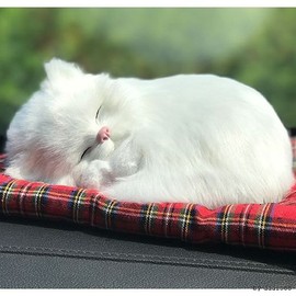 KC Certified Real Pet Cat Mini Cat Deodorizer Doll Car Activated Carbon 1Mimicat-Bengal 3ea