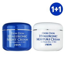 (1+1) Layday Large Capacity Moisturizing Cream + Night Cream - Hyaluronic Chewy Night Cream 1+1 / (1+1) 레이데이 대용량 수분크림+나이트 크림 - 히알루로닉 쫀쫀 나이트크림 1+1
