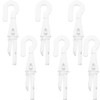 6 Pcs Shutter Turn Rod Head Blind Parts, Vertical Blind
