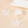 LJJCSFF 200 Pack Pizza Saver Stand White Plastic Pizza Tripod