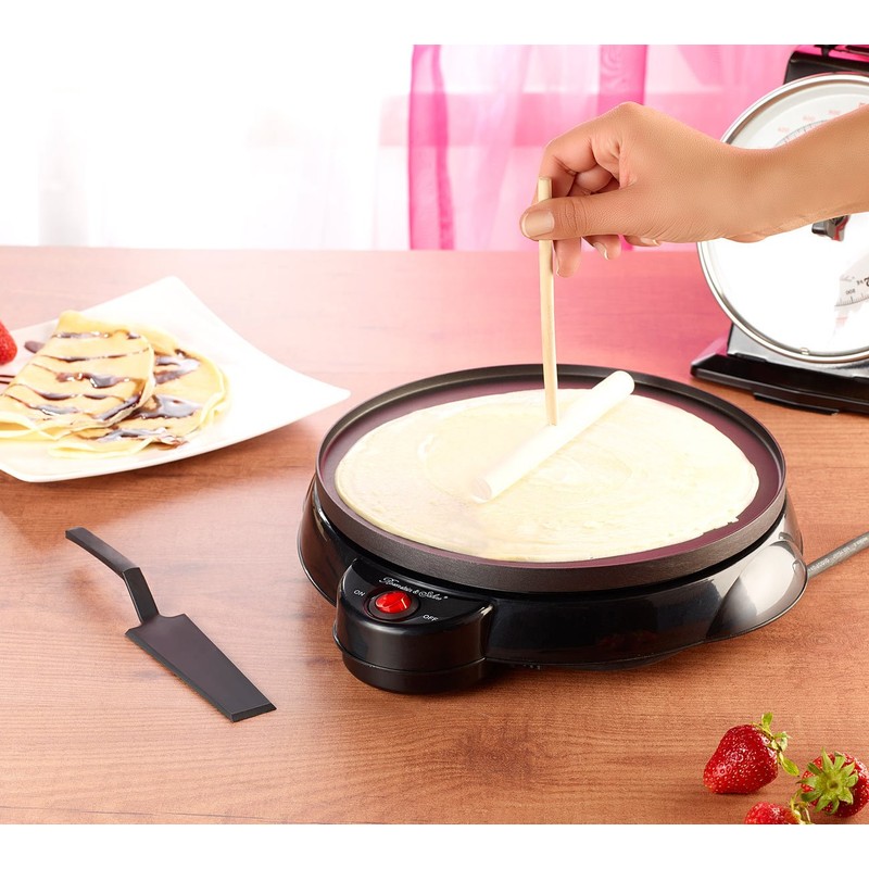 Rosenstein & Söhne Crepes Maker: PKM-200 Electric Medium Crêpe Maker