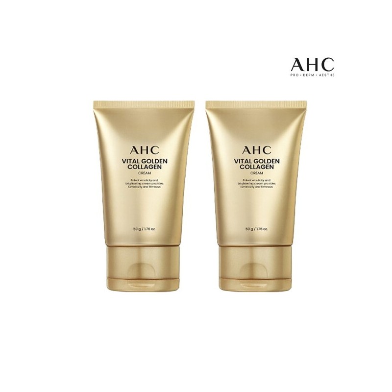 AHC Vital Golden Collagen Cream 50g x 2 + (free)