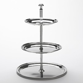 American Metalcraft STS3 Tiered Stand, Stainless Steel, Three-Tier, 8-1/2" Diameter, 11-3/4" Height
