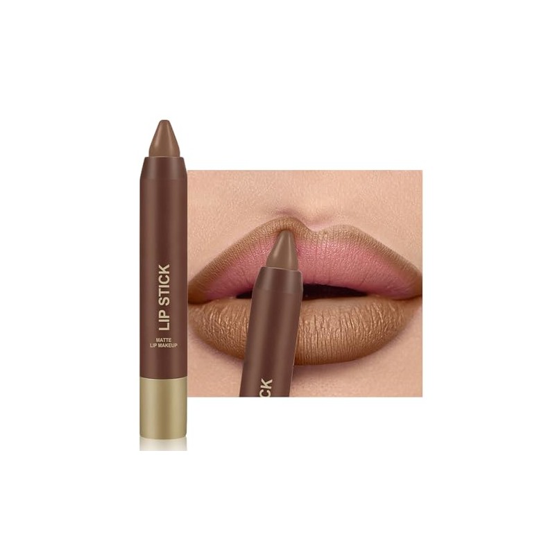 Erinde Long Wearing Matte Lipstick Crayon, 01