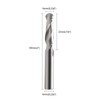 EU_HOZLY 6x22mm 2 Flute Carbide Ball Nose End Mills CEL