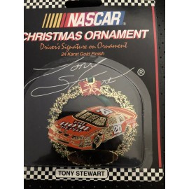 Tony Stewart Christmas Ornaments 1999 24k Gold Finish Lot Of 10 Like Ornaments