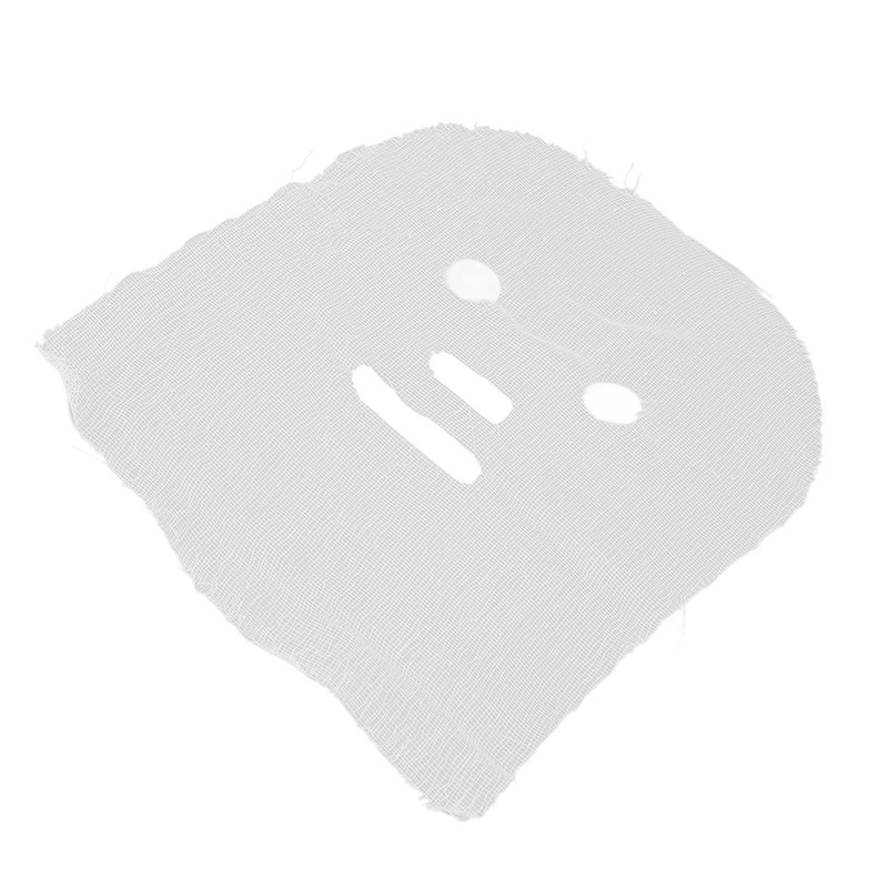 100pcs Gauze Facial Mask Soft DIY Disposable Pre Cut White
