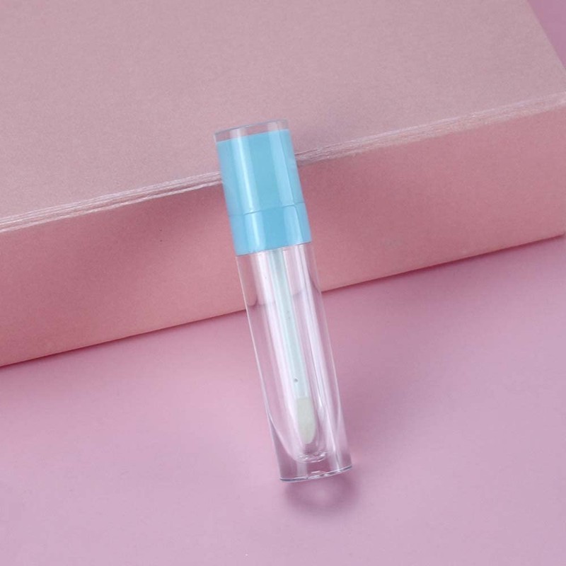 COSIDEA 25pcs Refillable Light Blue Empty 6ml Lip Gloss Tubes