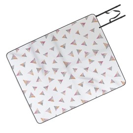Deny Designs 2021 Outdoor Blanket, 50" x 60", Susanne Kasielke Scandinavian Kiddo Triangles
