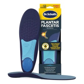Plantillas Gel Dr. Scholl's para Fascitis Plantar Mujer Talla 6-10 Medio Arco