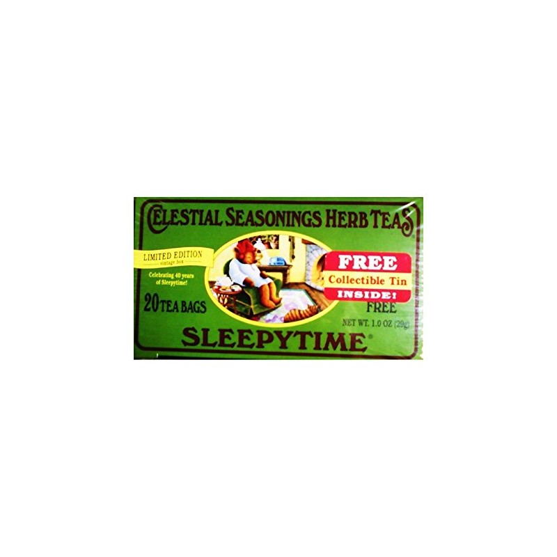 Celestial Seasonings Herbal Tea Sleepytime 20 Bags (Pack of 3)