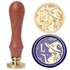 YOLAKIS Alphabet L Wax Seal Stamp Magical Girl Style Initial