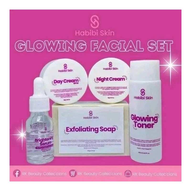 Habibi Skin Essentials GLOWING Facial Set (mild)