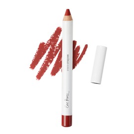 Ere Perez - Natural Coco Crayon Hydrating Lip Color | Baobab + Coconut Oil, Silica, Vitamin E | Protect, Nourish, Repair | Vegan, Cruelty-Free, Clean Beauty (Wild, 0.01 oz | 3 g)