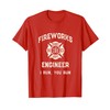 Funny FIREWORKS ENGINEER Expert Technician Pyro Engineering T-Shirt