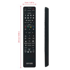 RAV572 ZZ47580, RAV577 VDQ4050 Replacement Remote Control Suitable for Yamaha RX-A4A RXA4A RX-A1080 RX-A2080 RX-A2A RX-A6A RX-A8A Audio Receiver